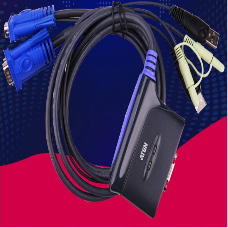 ATEN CS62US 多电脑KVM切换器 2口USB 切换器 支持音频