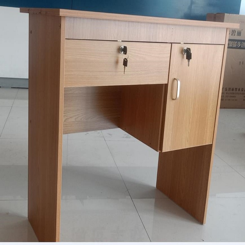 企普 QP6301 简约写字台办公桌 浅胡桃色 800*450mm