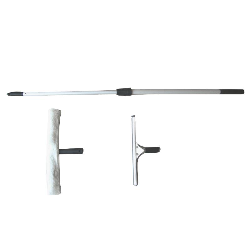 白云2.4m玻璃刮用具套装(2.4米伸缩杆+35cm抹水器+35cm玻璃刮）