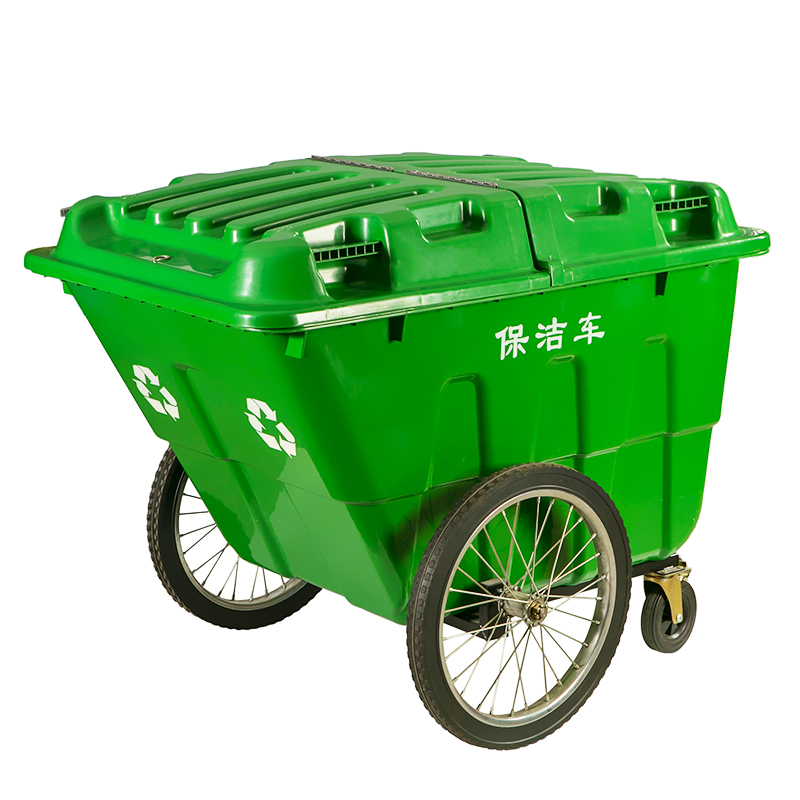 400L塑料手推垃圾车