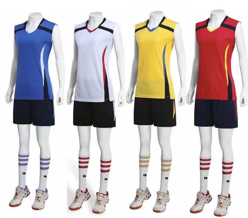 国产 XL 排球服套装女 白色 计价单位：套