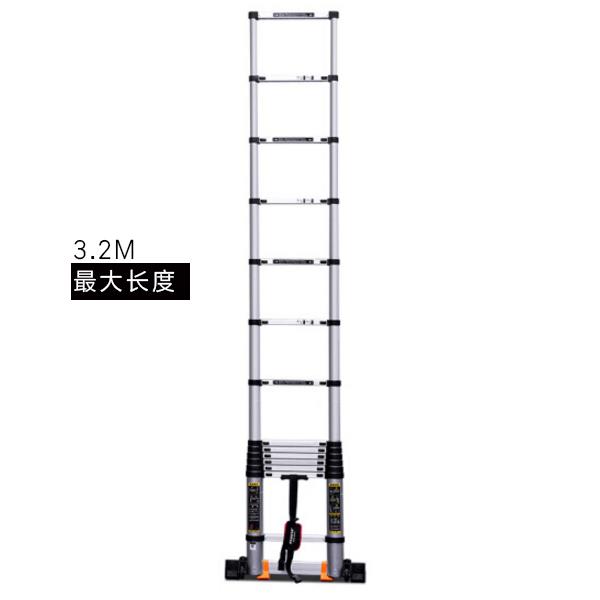 国产 3.2m/个 高质量合金伸缩梯 可伸缩梯子