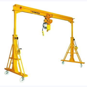 泰得力 TSC2000-4030A 泰得力 2000Kg门架式搬运机，主梁净空高度3000-4000mm手摇可调，主梁跨度3000mm，Φ200*尼龙万向轮带刹，不含葫芦及行走小车，拆卸发运，客户自行安装，型号 TSC2000-4030A