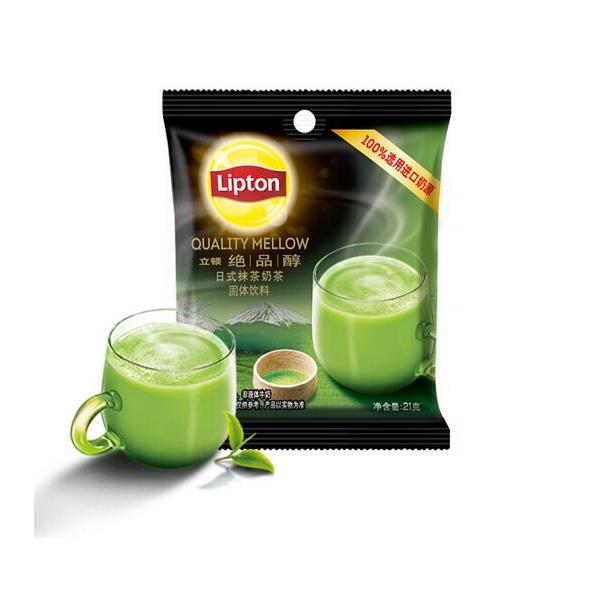 立顿日式抹茶固体饮料 21g*24袋/盒