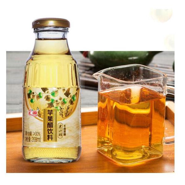 汇源 玻璃瓶 苹果醋饮料 268mlx9瓶/箱