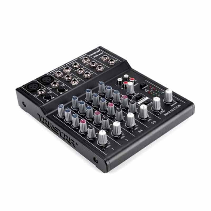 得胜 XR-208 专业调音台 带48V幻象电源8路输入 黑色(计价单位:台)