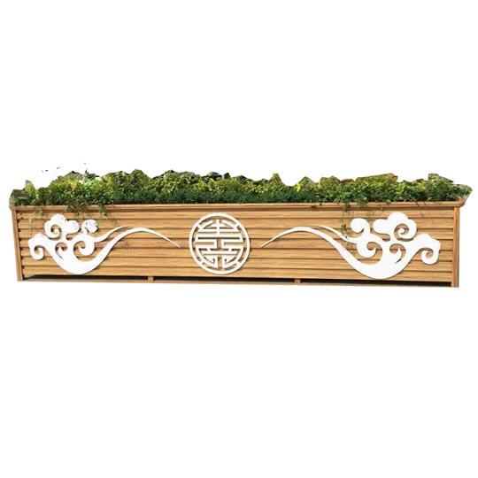 花纹图案铝合金条形花箱