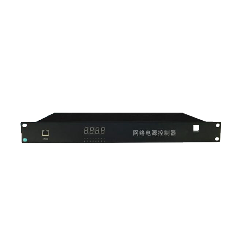 傲视恒安 PB508 网络电源控制器 智能PDU设备 四位数码屏 430*165*45mm 黑色