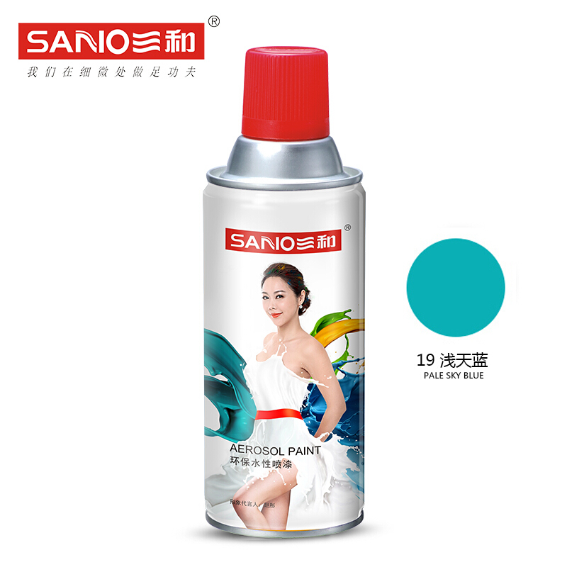三和 J8A19 水性自喷漆 浅天蓝 350ml（计价单位：瓶）