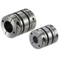 鍋屋(NBK) [日本] XBW-44C2-18-19 双膜片联轴器Double Disk Flexible coupling_XBW 【特长\/特性】零背隙，高扭转刚性，高扭矩，高响应 【用途】适用于伺服马达\/步进马达 【种类】膜片型 【主体材质】A7075 【固定方式】夹紧螺丝 【适用电机】伺服马达\/步进马达