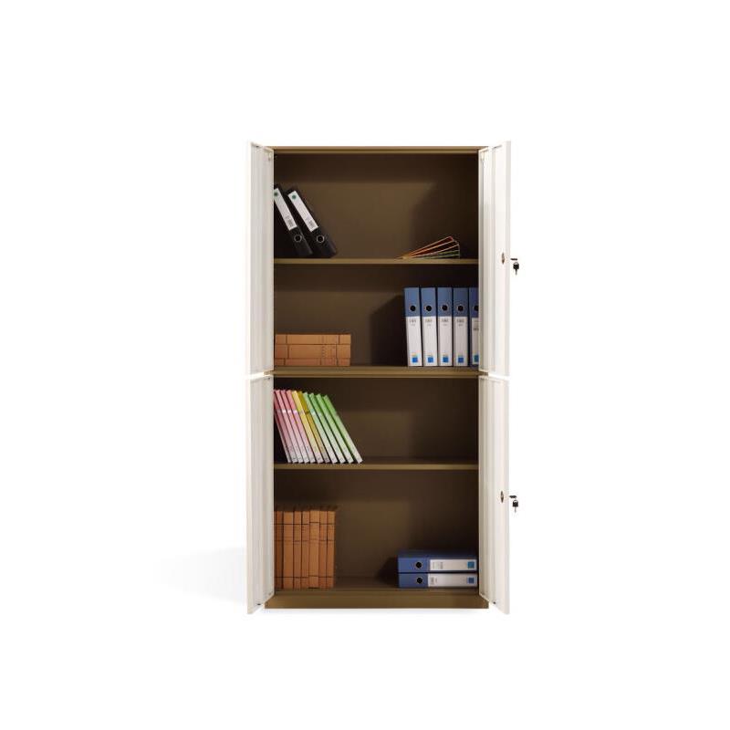 兄弟家具 BL-TG061 四门文件柜 900*400*1850mm厚0.8mm冷轧钢板/套色(咖啡+白色)五年质保 市区上门维修 货期8天(计价单位:组)